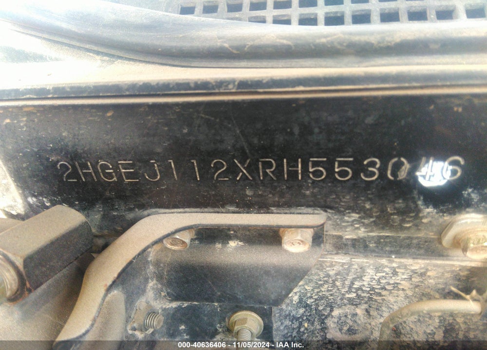 1994 HONDA CIVIC EX VIN: 2HGEJ112XRH553046