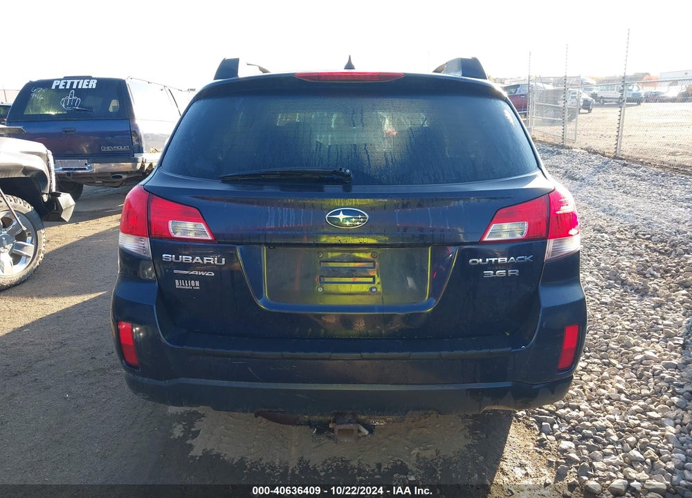 2012 SUBARU OUTBACK 3.6R LIMITED VIN: 4S4BRDLC9C2280159