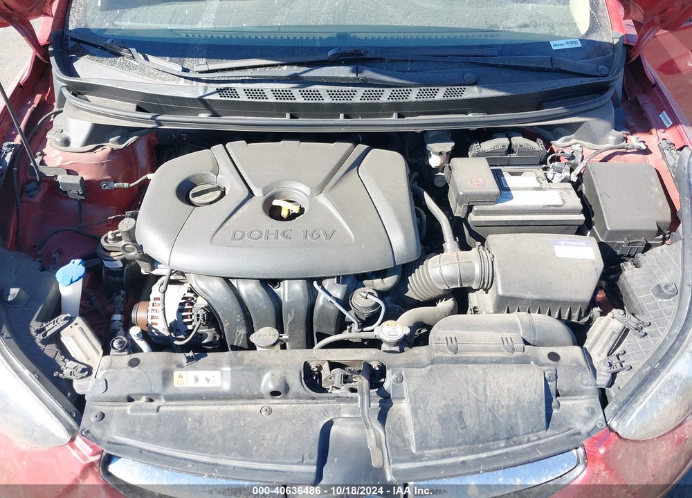 2012 HYUNDAI ELANTRA GLS (ULSAN PLANT) VIN: KMHDH4AEXCU327087