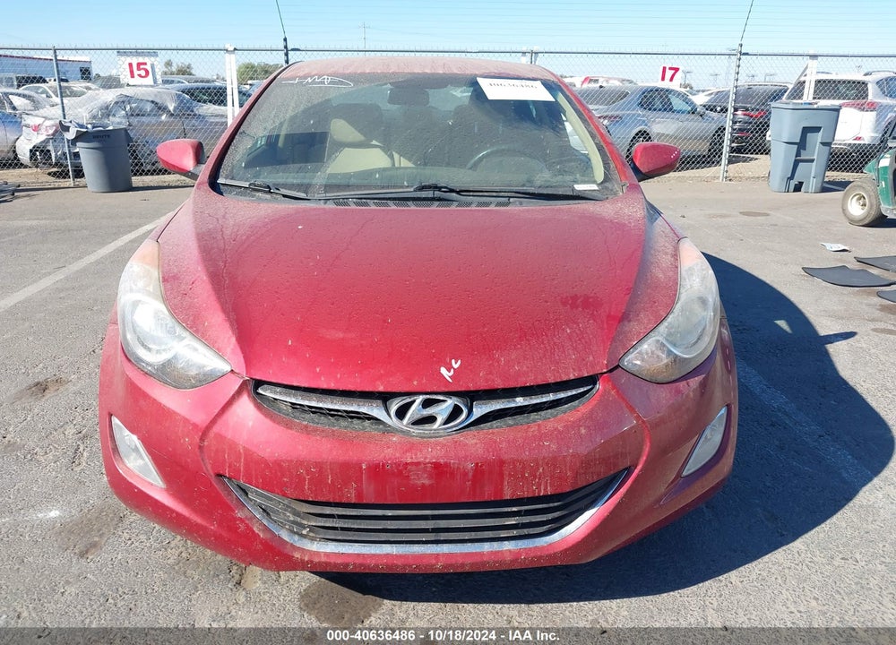 2012 HYUNDAI ELANTRA GLS (ULSAN PLANT) VIN: KMHDH4AEXCU327087