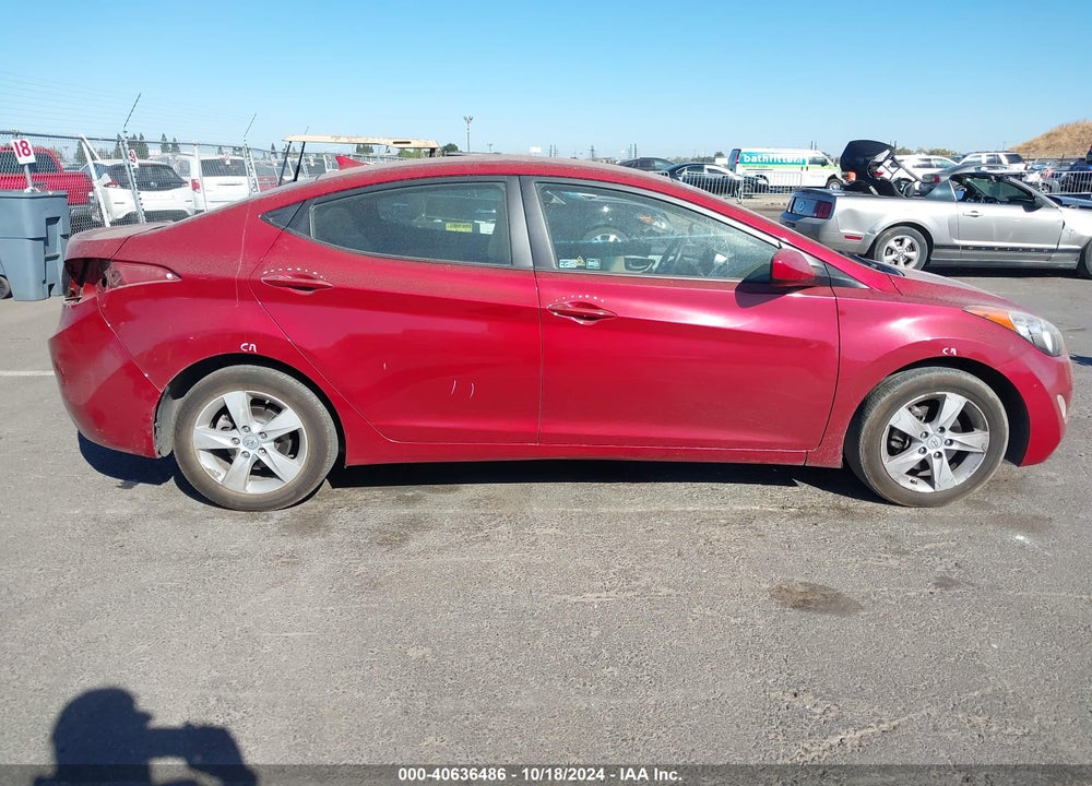 2012 HYUNDAI ELANTRA GLS (ULSAN PLANT) VIN: KMHDH4AEXCU327087