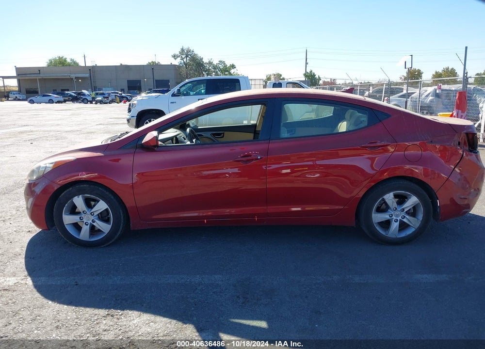 2012 HYUNDAI ELANTRA GLS (ULSAN PLANT) VIN: KMHDH4AEXCU327087