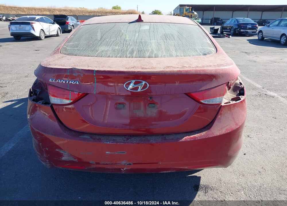 2012 HYUNDAI ELANTRA GLS (ULSAN PLANT) VIN: KMHDH4AEXCU327087
