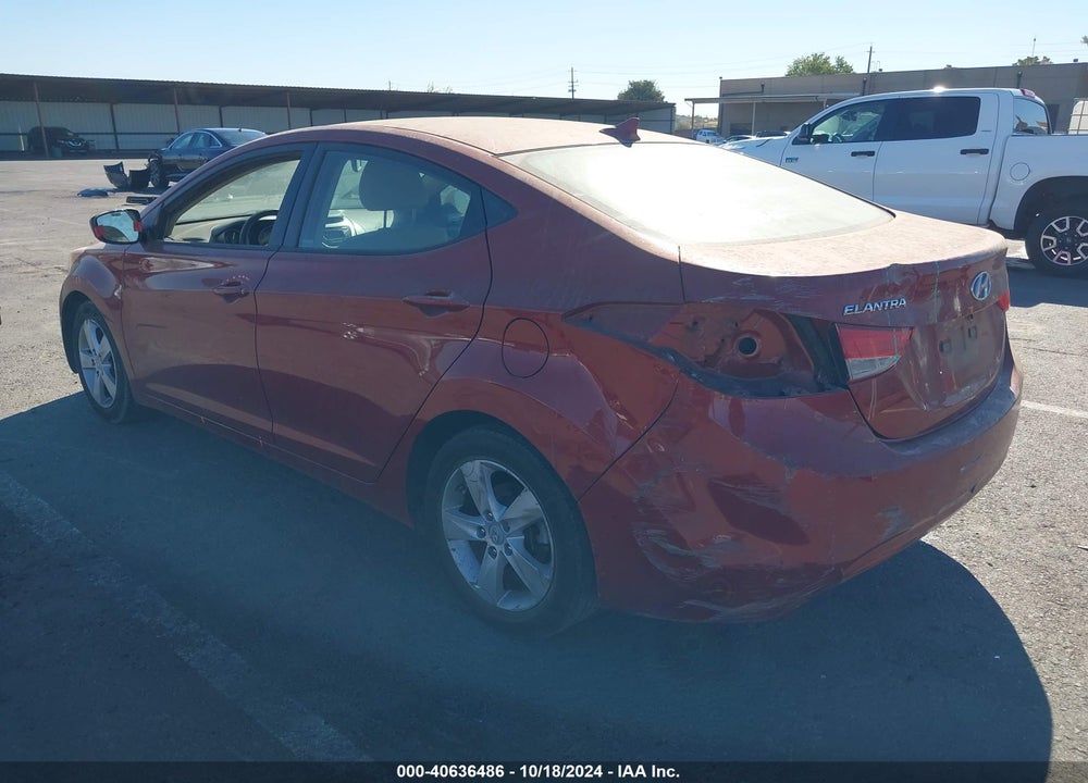 2012 HYUNDAI ELANTRA GLS (ULSAN PLANT) VIN: KMHDH4AEXCU327087