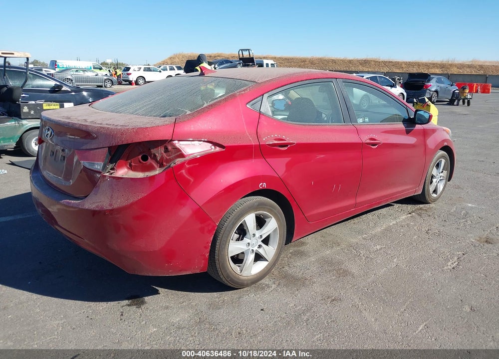 2012 HYUNDAI ELANTRA GLS (ULSAN PLANT) VIN: KMHDH4AEXCU327087