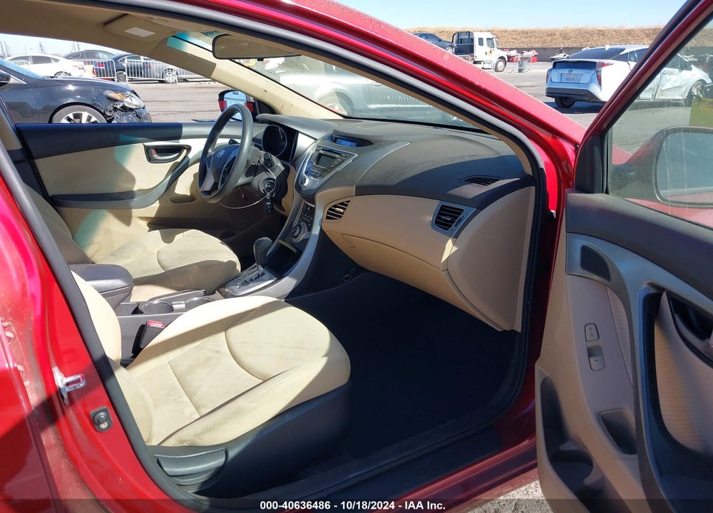 2012 HYUNDAI ELANTRA GLS (ULSAN PLANT) VIN: KMHDH4AEXCU327087