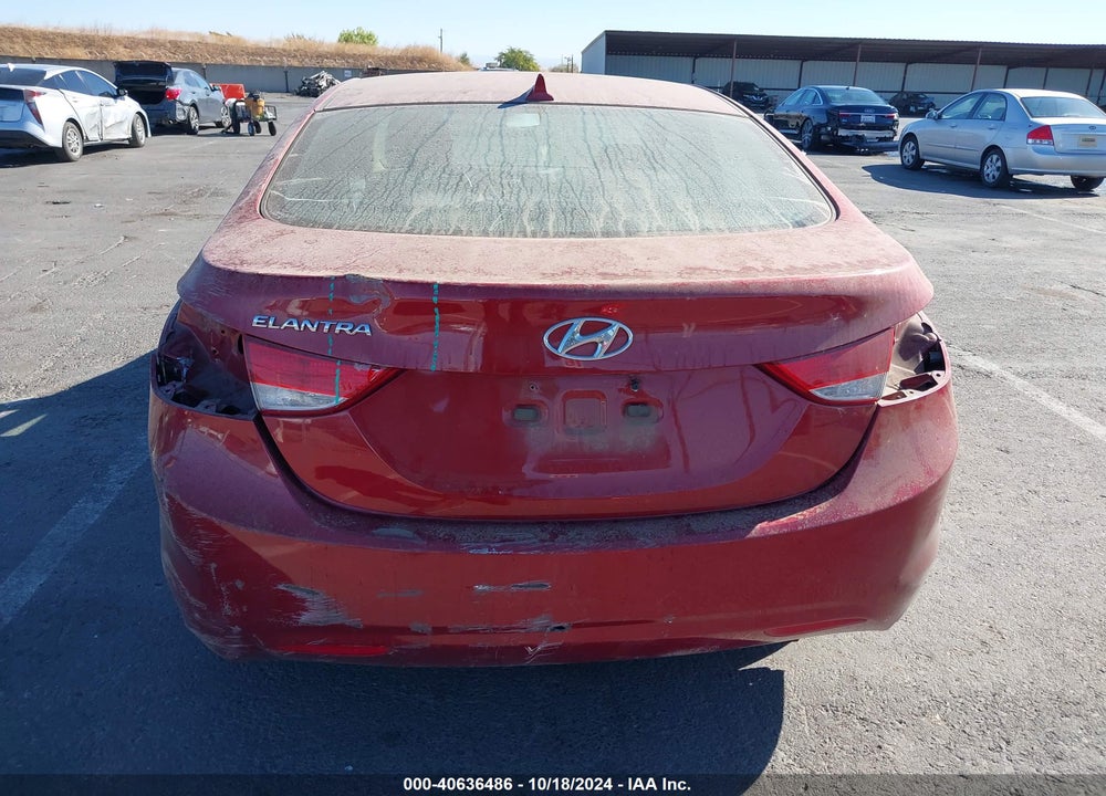 2012 HYUNDAI ELANTRA GLS (ULSAN PLANT) VIN: KMHDH4AEXCU327087