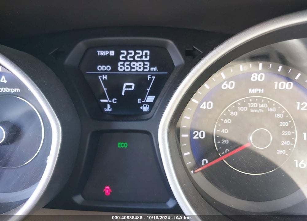 2012 HYUNDAI ELANTRA GLS (ULSAN PLANT) VIN: KMHDH4AEXCU327087