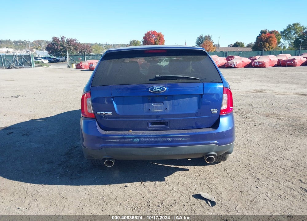 2013 FORD EDGE SEL VIN: 2FMDK4JC7DBA88816