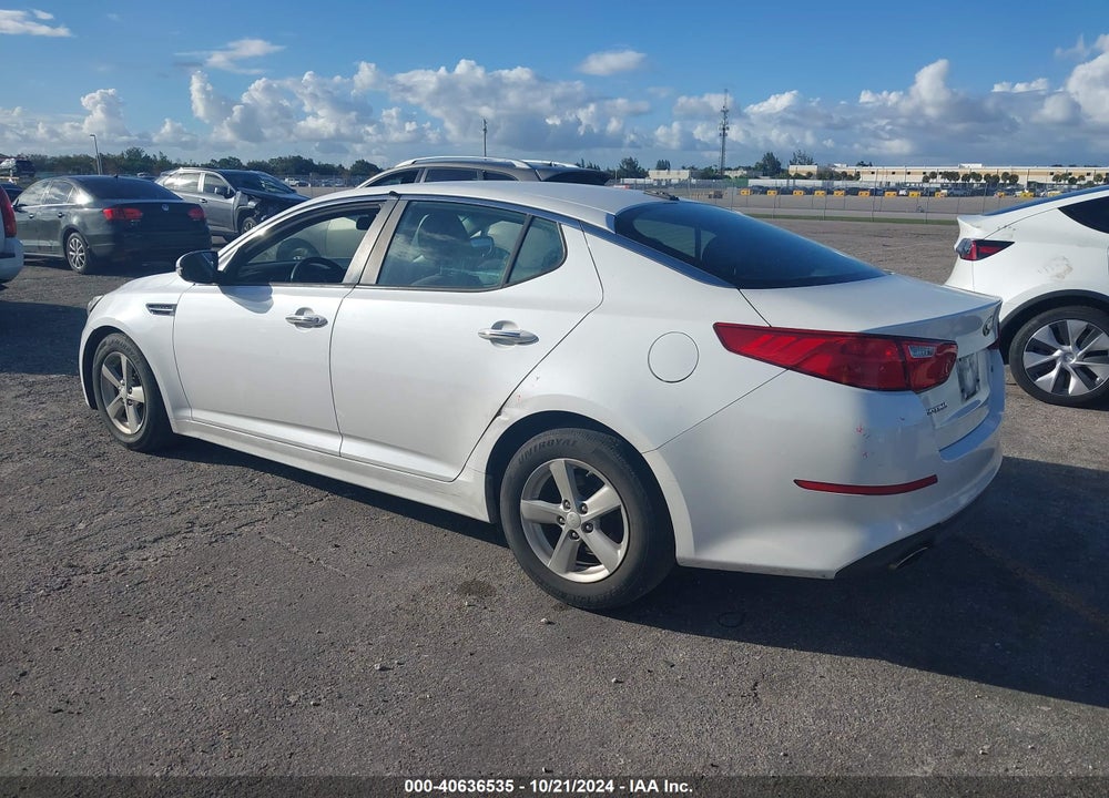 2015 KIA OPTIMA LX VIN: KNAGM4A75F5536375