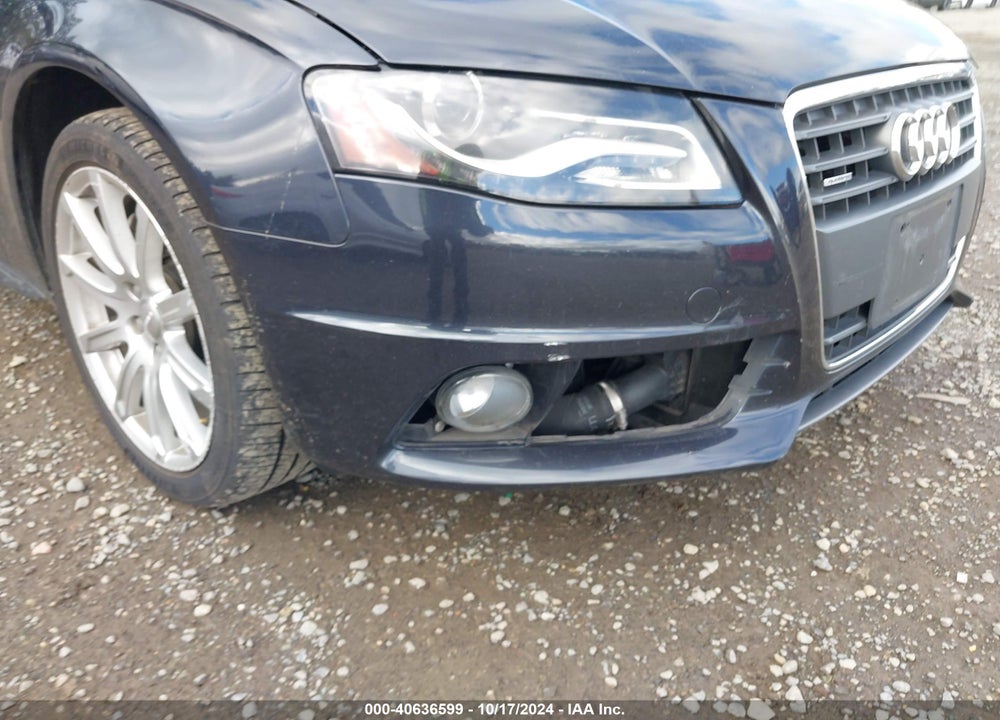 2012 AUDI A4 2.0T PREMIUM VIN: WAUFFAFL8CA114596