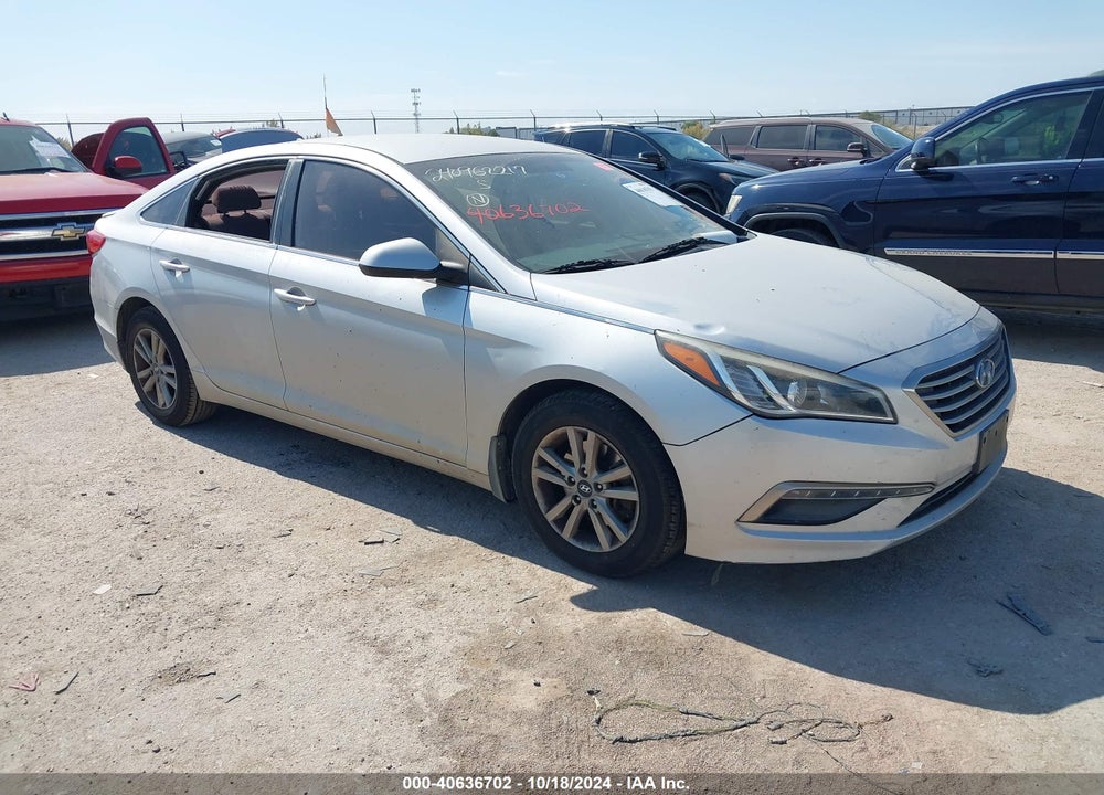 2015 HYUNDAI SONATA SE VIN: 5NPE24AF8FH045855