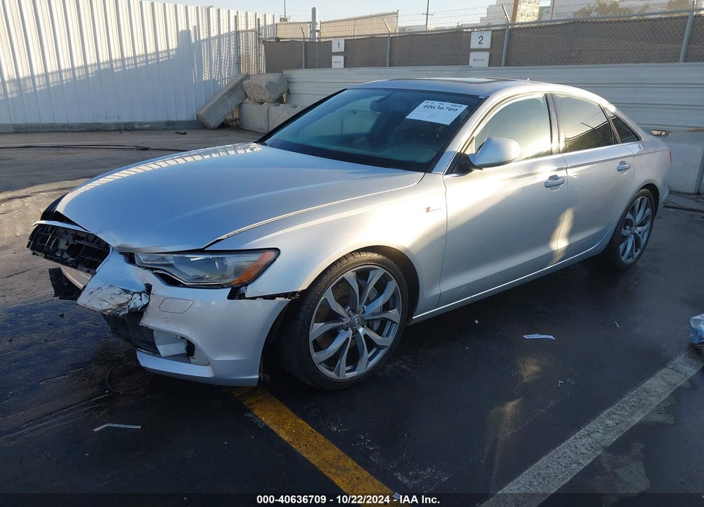 2014 AUDI A6 3.0T PREMIUM PLUS VIN: WAUFGAFC7EN041195