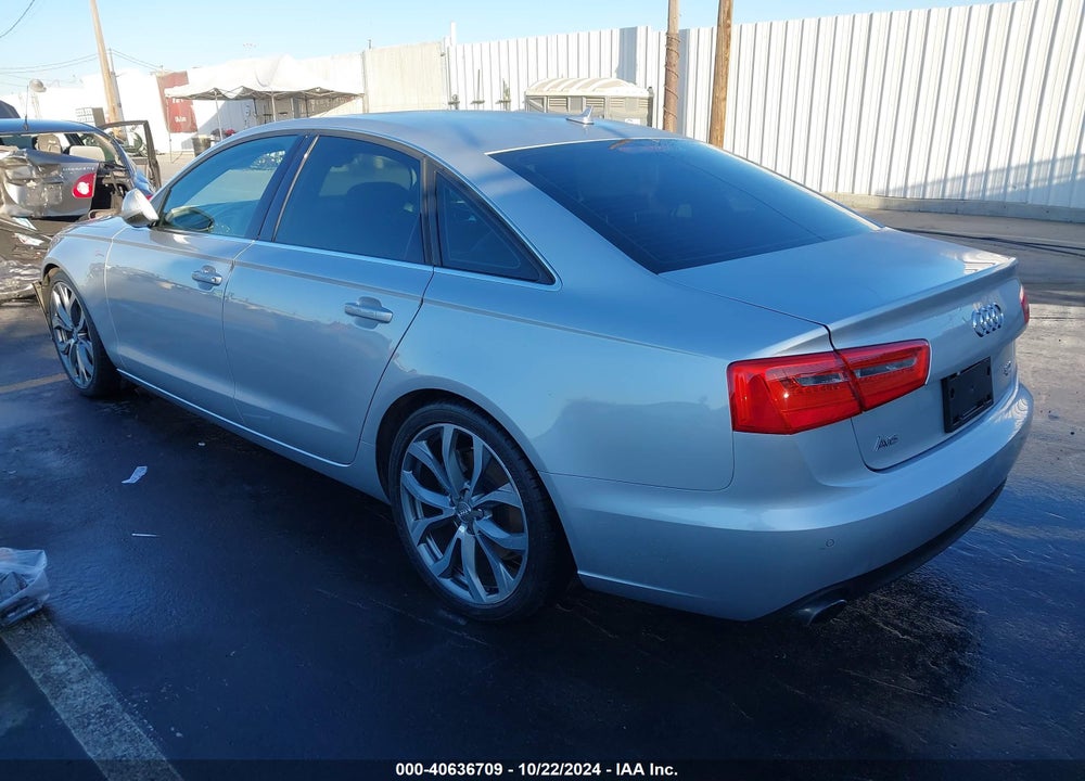 2014 AUDI A6 3.0T PREMIUM PLUS VIN: WAUFGAFC7EN041195