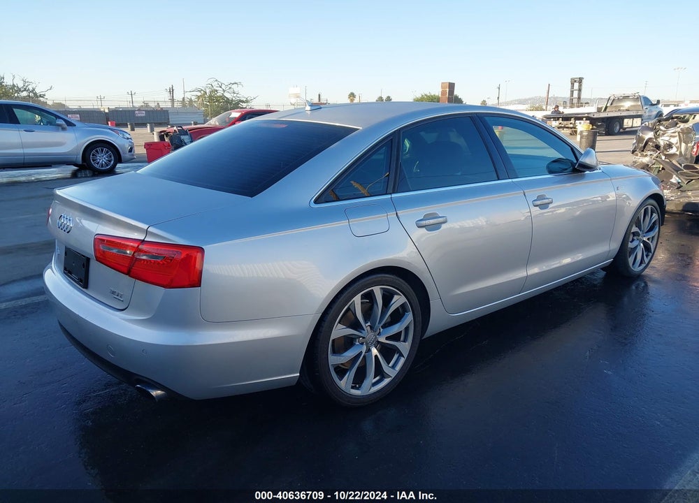 2014 AUDI A6 3.0T PREMIUM PLUS VIN: WAUFGAFC7EN041195