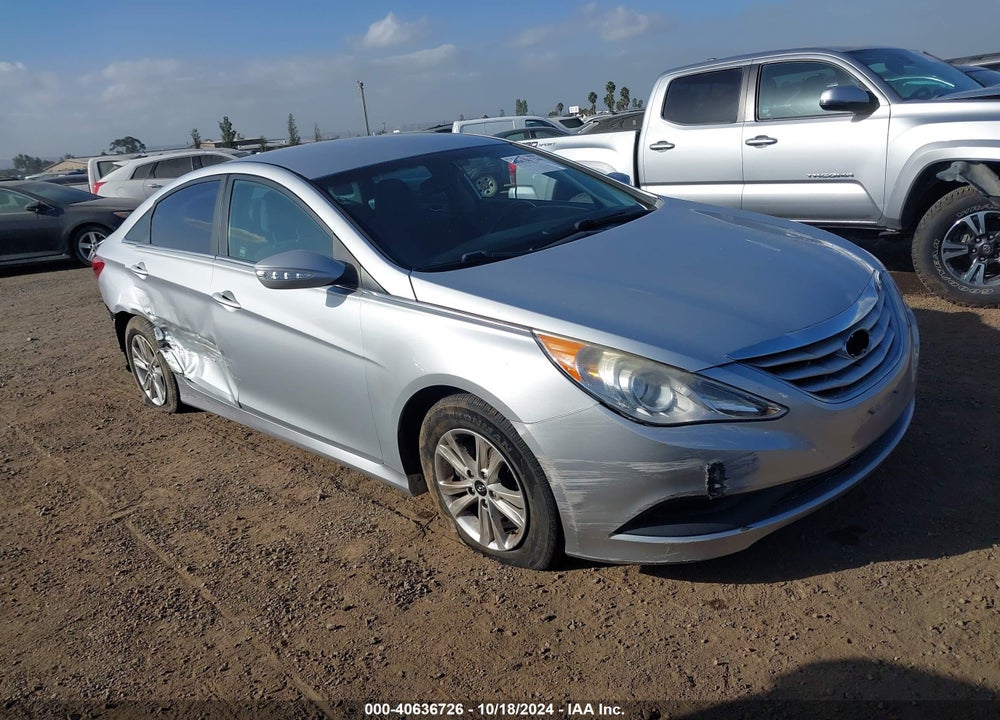 2014 HYUNDAI SONATA GLS VIN: 5NPEB4AC1EH939782