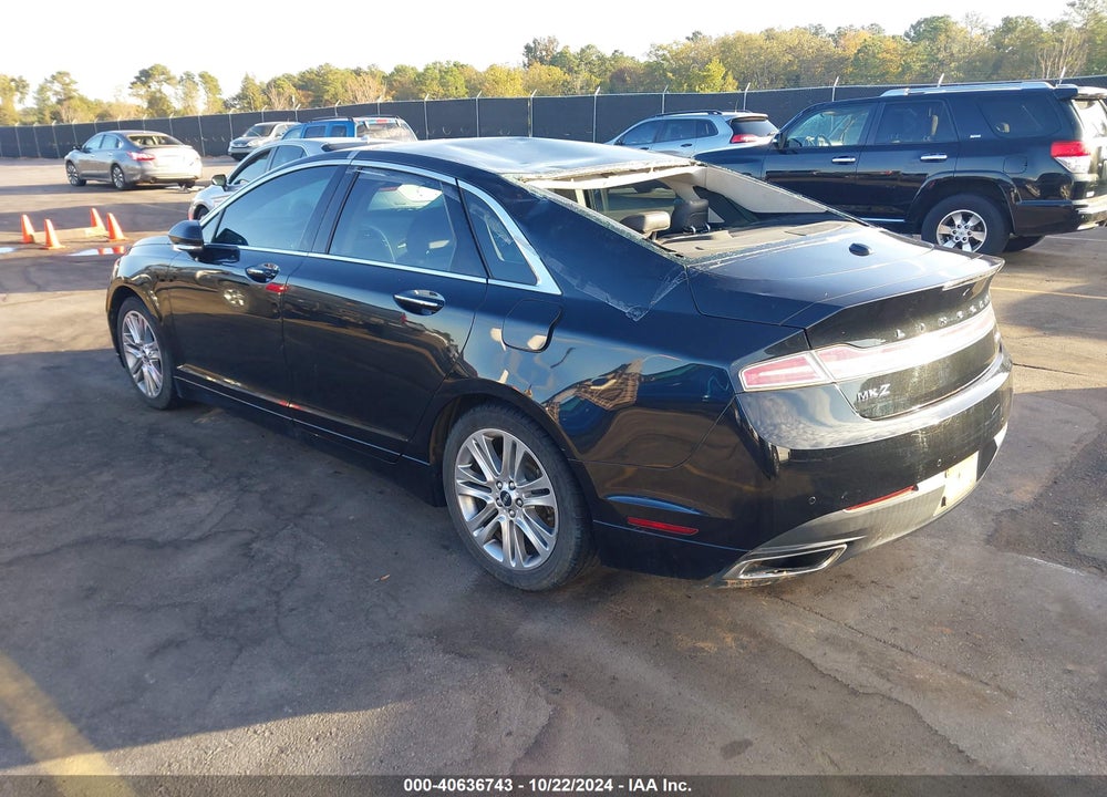 2015 LINCOLN MKZ VIN: 3LN6L2G95FR626651