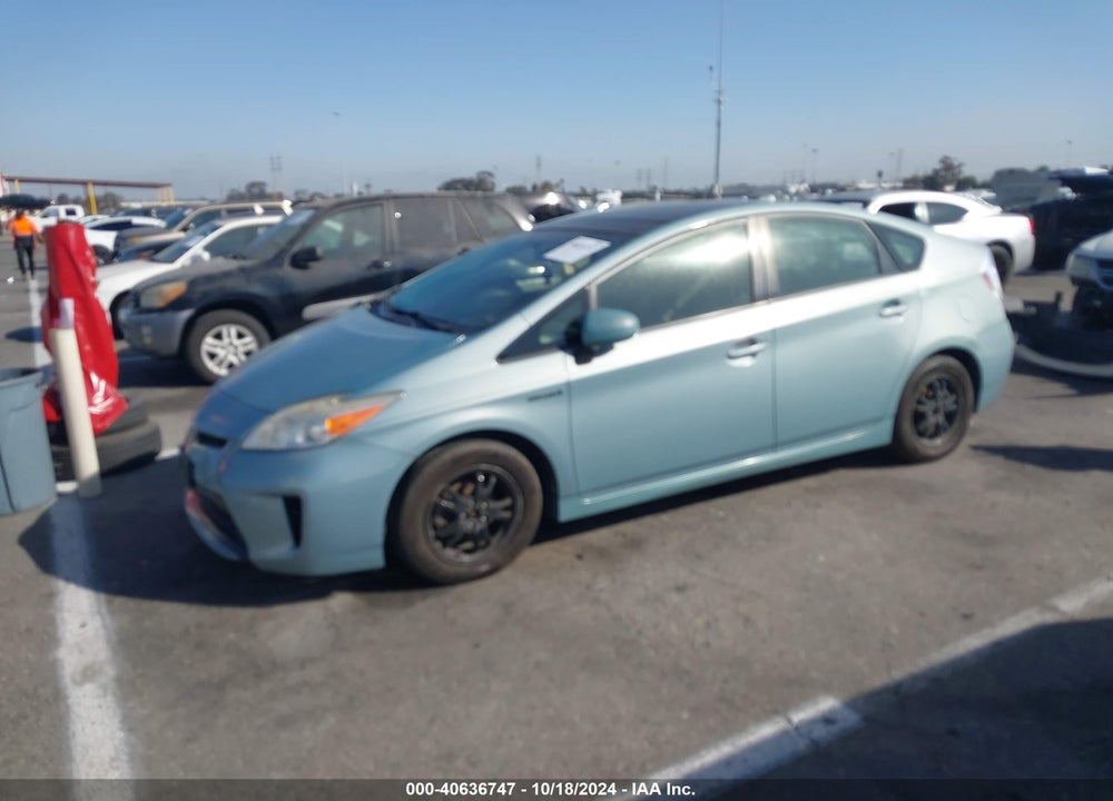2012 TOYOTA PRIUS THREE VIN: JTDKN3DU2C1526122