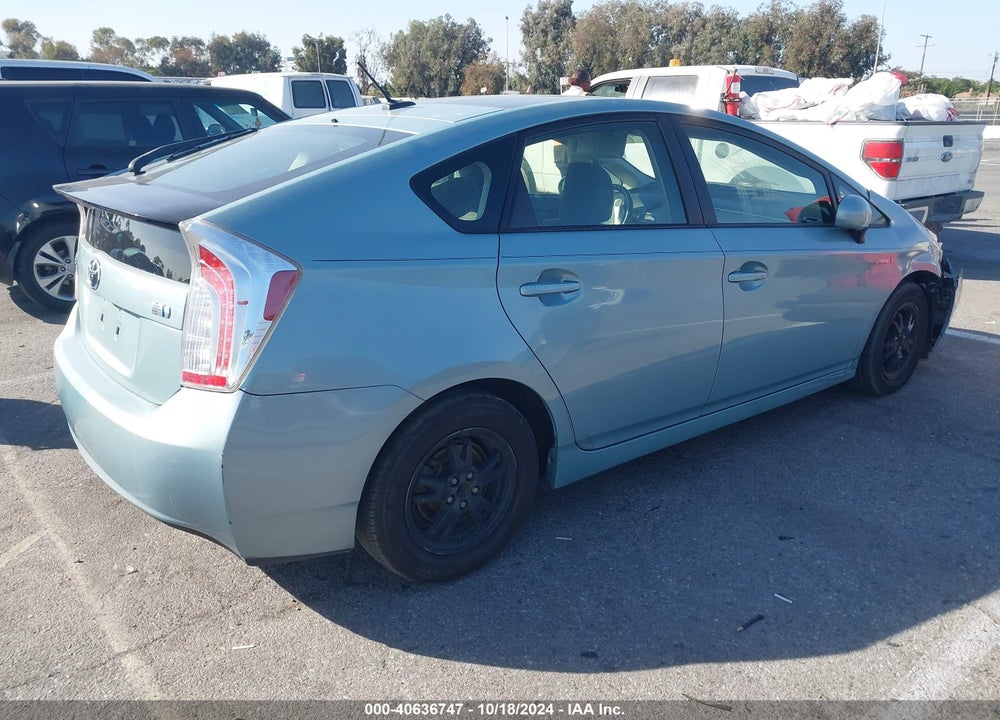 2012 TOYOTA PRIUS THREE VIN: JTDKN3DU2C1526122
