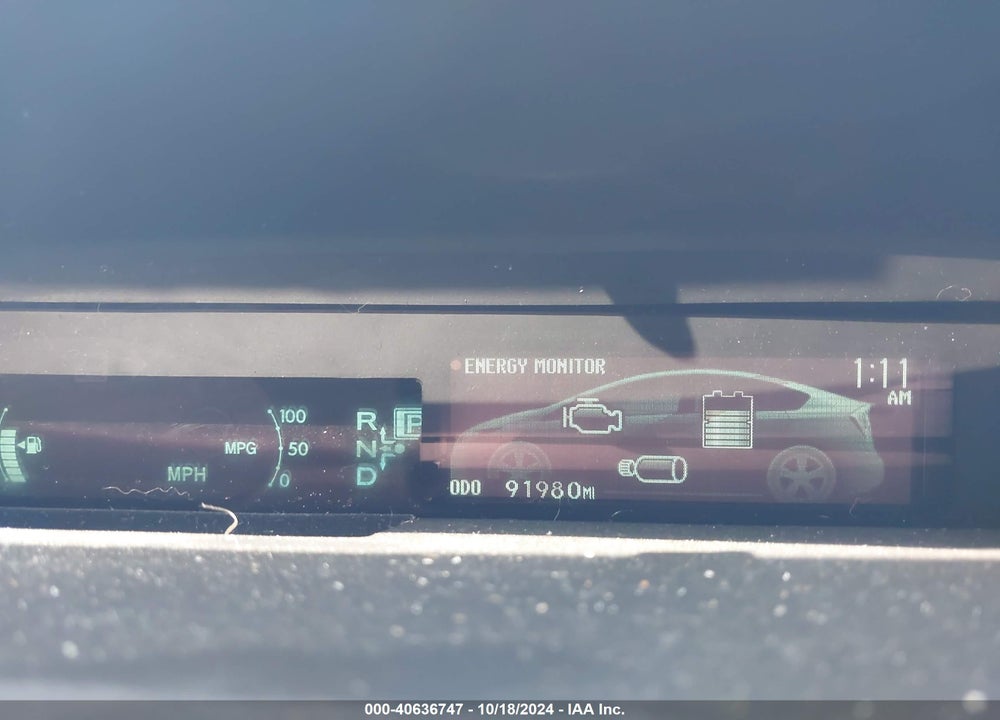 2012 TOYOTA PRIUS THREE VIN: JTDKN3DU2C1526122