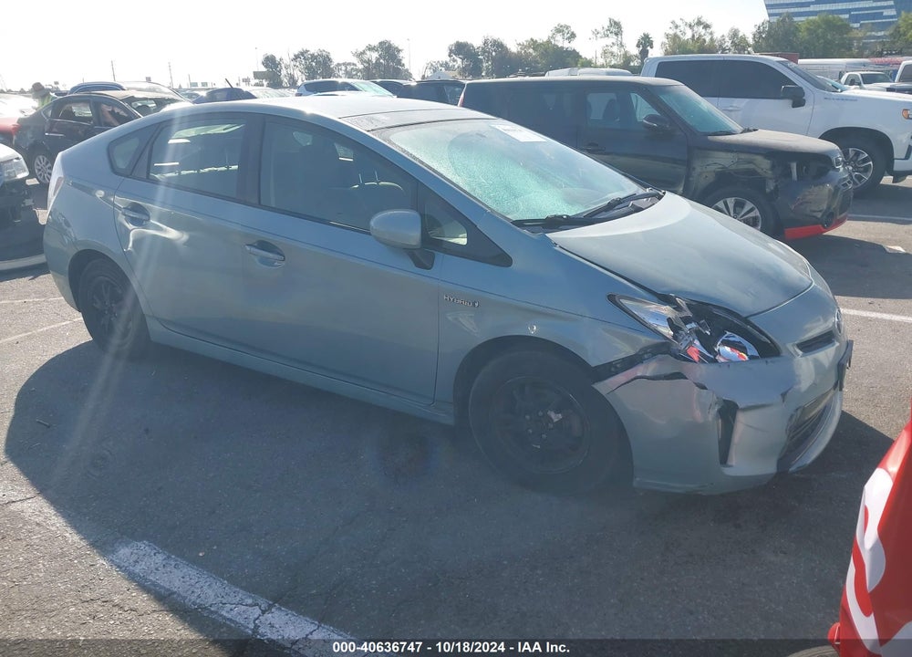 2012 TOYOTA PRIUS THREE VIN: JTDKN3DU2C1526122