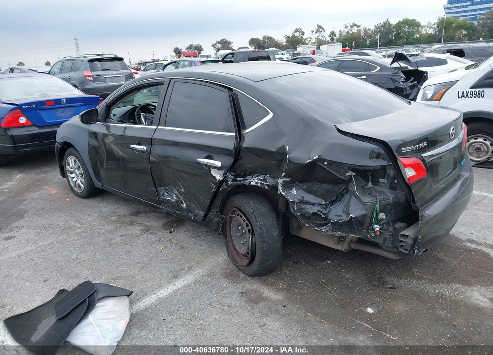 2013 NISSAN SENTRA S VIN: 3N1AB7AP5DL761136