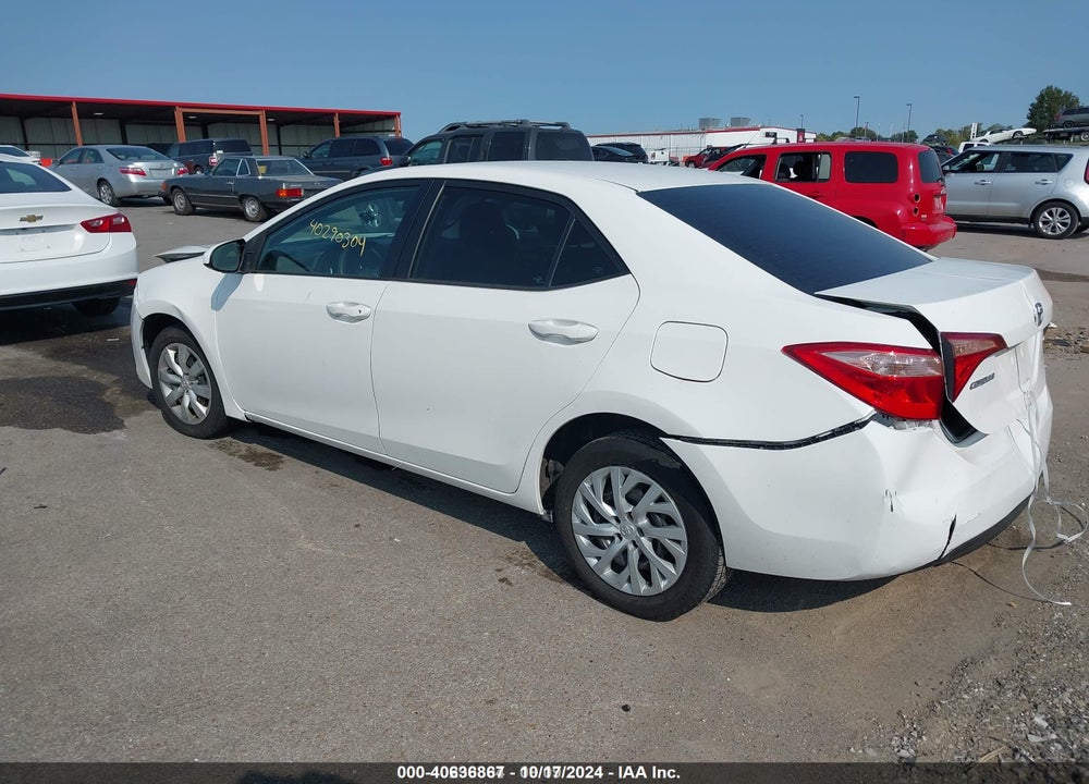 2019 TOYOTA COROLLA LE VIN: 5YFBURHEXKP876391