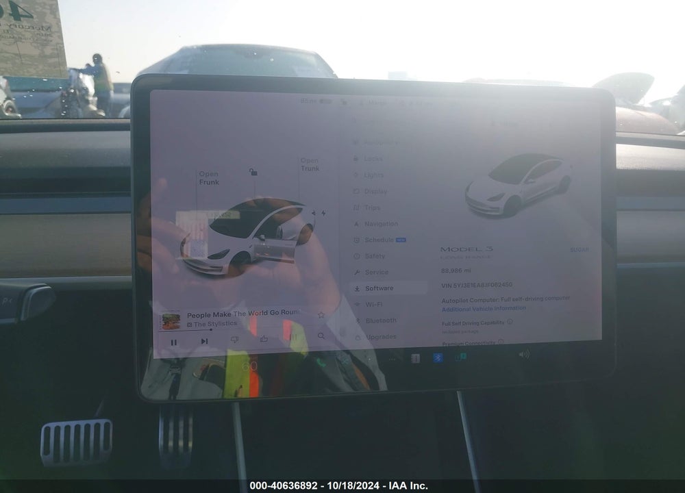 2018 TESLA MODEL 3 LONG RANGE/MID RANGE VIN: 5YJ3E1EA8JF062450