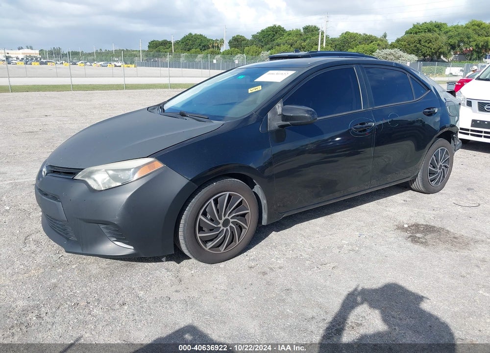 2014 TOYOTA COROLLA LE VIN: 2T1BURHE2EC097992