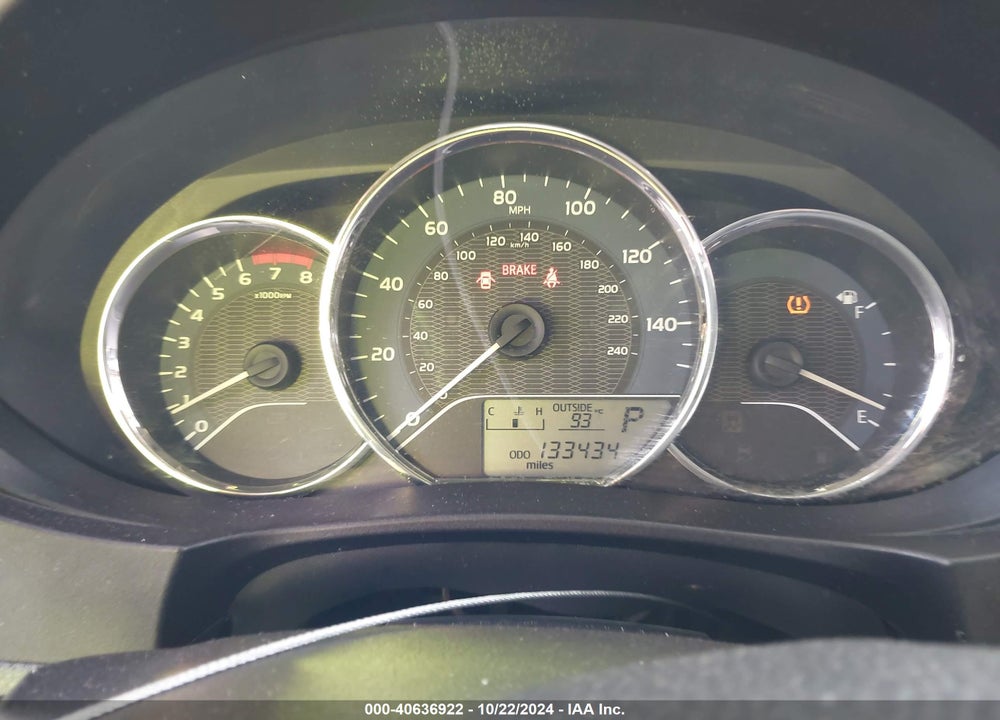 2014 TOYOTA COROLLA LE VIN: 2T1BURHE2EC097992