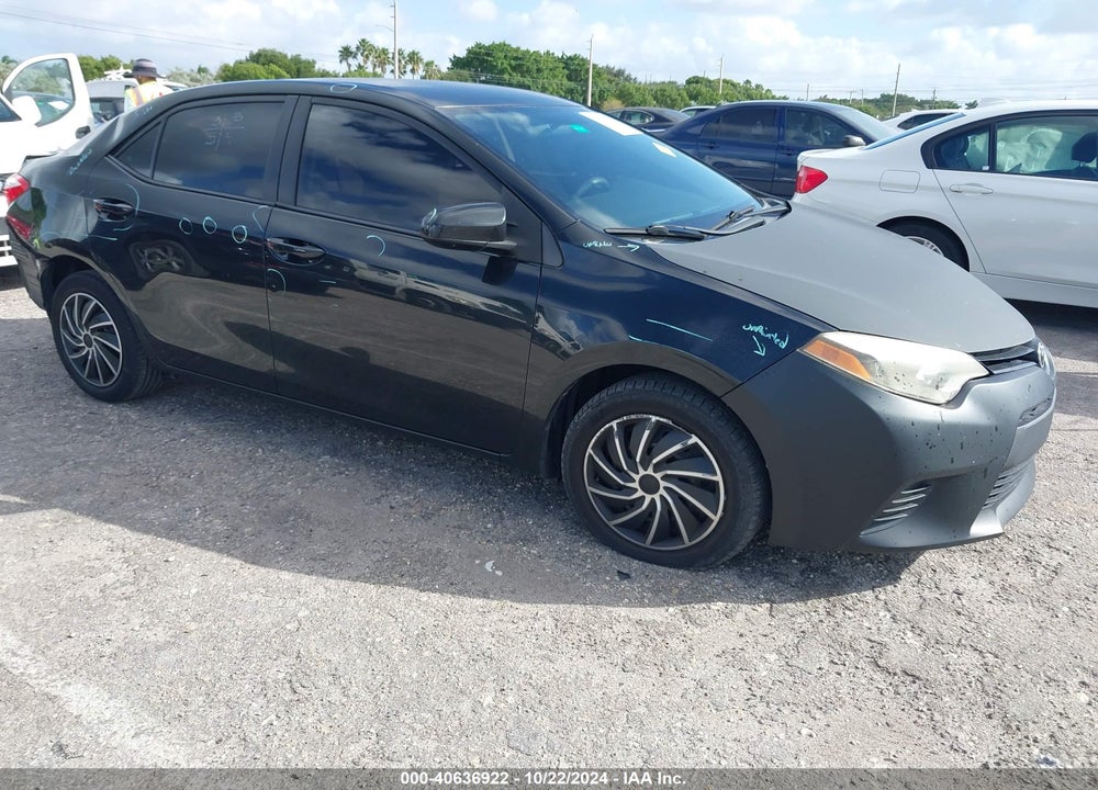 2014 TOYOTA COROLLA LE VIN: 2T1BURHE2EC097992