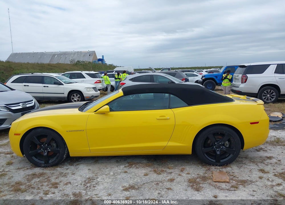 2012 CHEVROLET CAMARO 1LT VIN: 2G1FB3D30C9106171