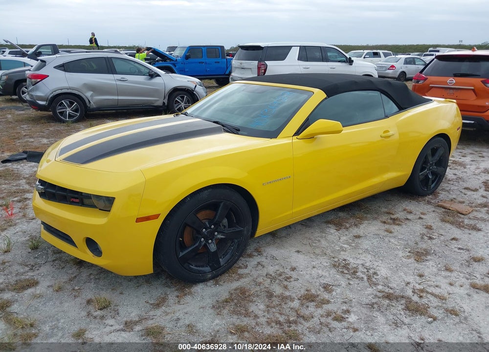 2012 CHEVROLET CAMARO 1LT VIN: 2G1FB3D30C9106171