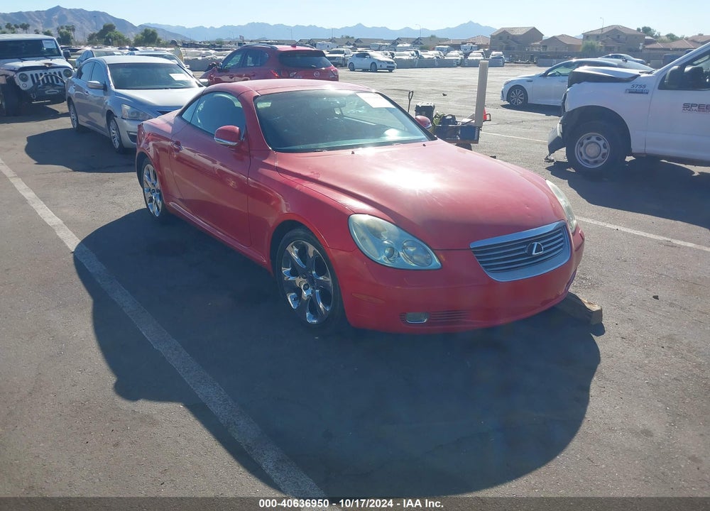 2003 LEXUS SC 430 VIN: JTHFN48Y230045277