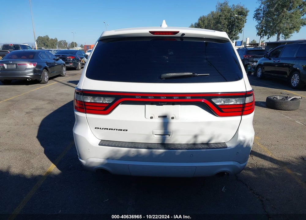 2018 DODGE DURANGO SXT RWD VIN: 1C4RDHAGXJC407345