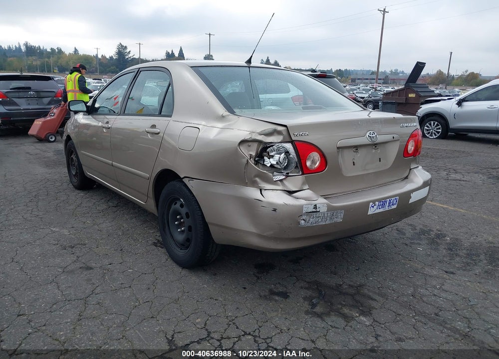 2004 TOYOTA COROLLA LE VIN: 2T1BR32E44C201033