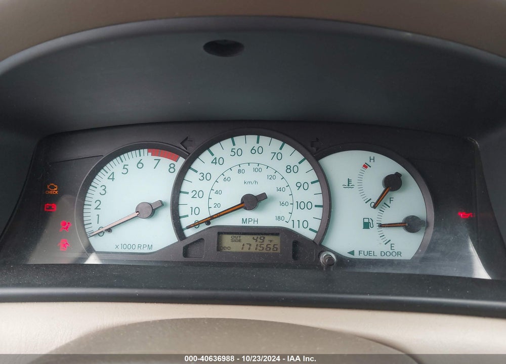 2004 TOYOTA COROLLA LE VIN: 2T1BR32E44C201033