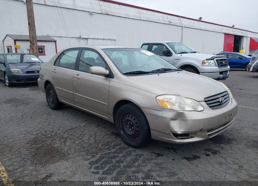 2004 TOYOTA COROLLA LE VIN: 2T1BR32E44C201033