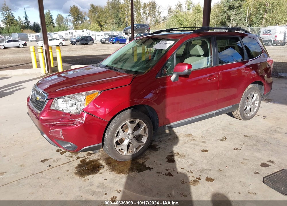2015 SUBARU FORESTER 2.5I TOURING VIN: JF2SJAUC7FH839252
