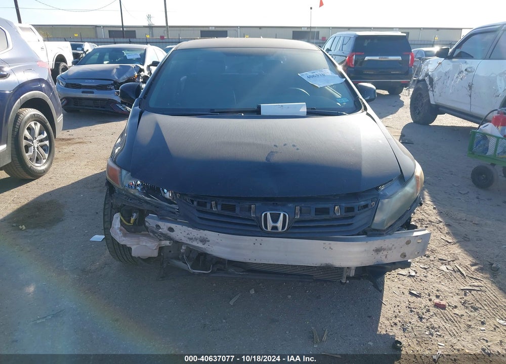 2012 HONDA CIVIC SDN LX VIN: 19XFB2F53CE035890