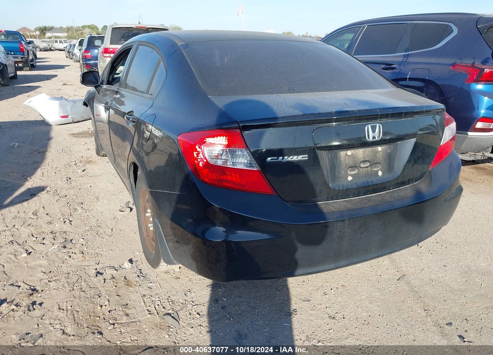 2012 HONDA CIVIC SDN LX VIN: 19XFB2F53CE035890