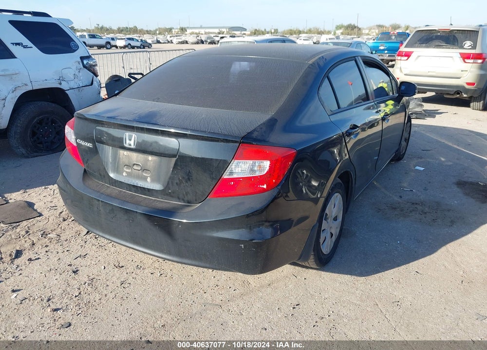 2012 HONDA CIVIC SDN LX VIN: 19XFB2F53CE035890