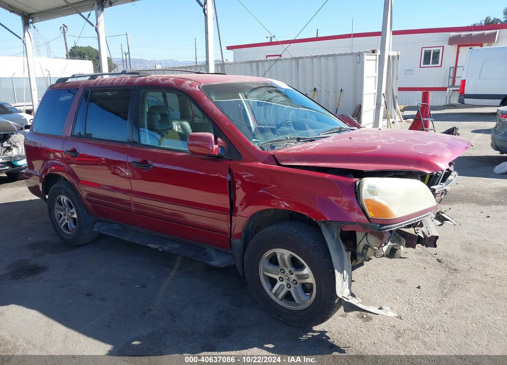2003 HONDA PILOT EX-L VIN: 2HKYF18563H554349