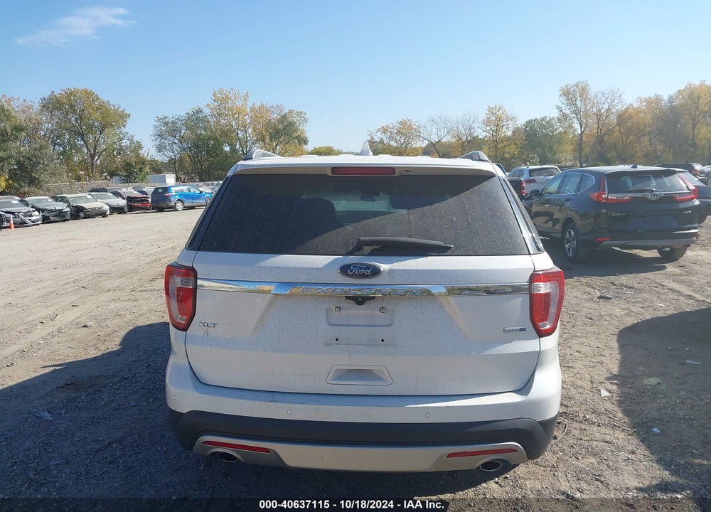 2016 FORD EXPLORER XLT VIN: 1FM5K8D81GGC70303