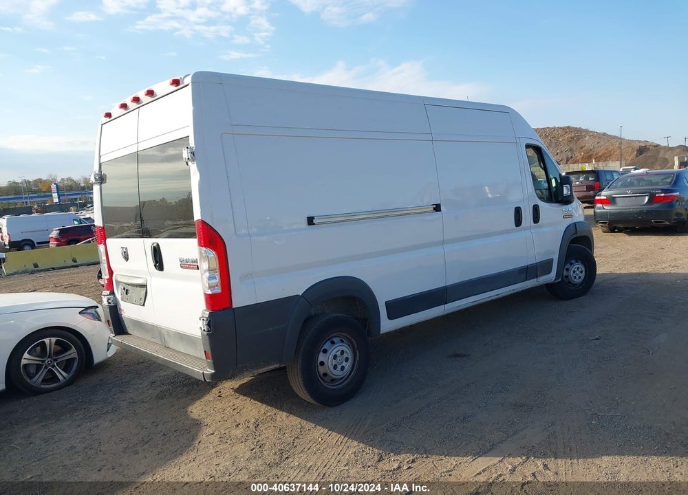 2017 RAM PROMASTER 2500 HIGH ROOF 159 WB VIN: 3C6TRVDG4HE541408