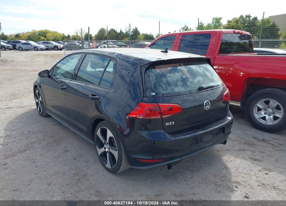2017 VOLKSWAGEN GOLF GTI AUTOBAHN 4-DOOR/S 4-DOOR/SE 4-DOOR/SPORT 4-DOOR VIN: 3VW4T7AU1HM018760
