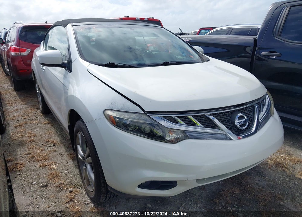 2012 NISSAN MURANO CROSSCABRIOLET VIN: JN8AZ1FY1CW100191