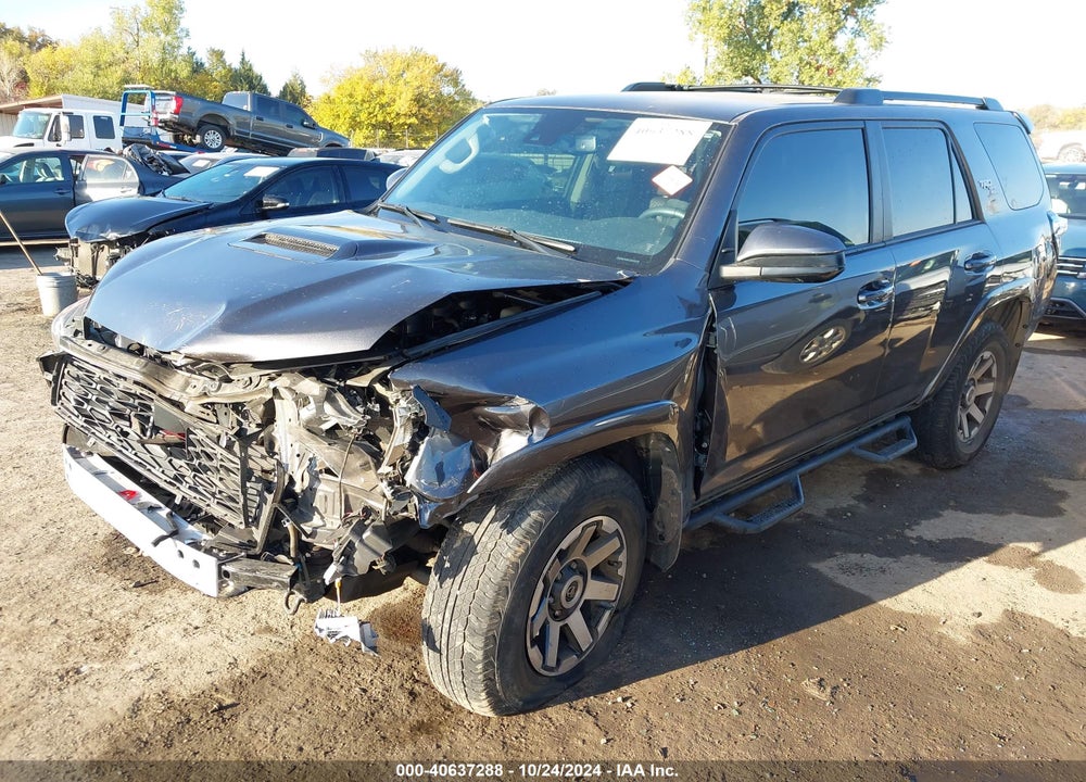2021 TOYOTA 4RUNNER TRD OFF ROAD VIN: JTEPU5JRXM5872199