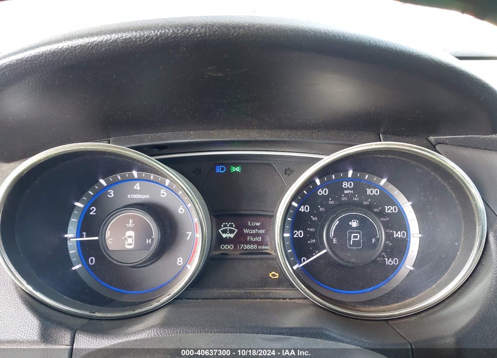 2013 HYUNDAI SONATA GLS VIN: 5NPEB4AC3DH538748