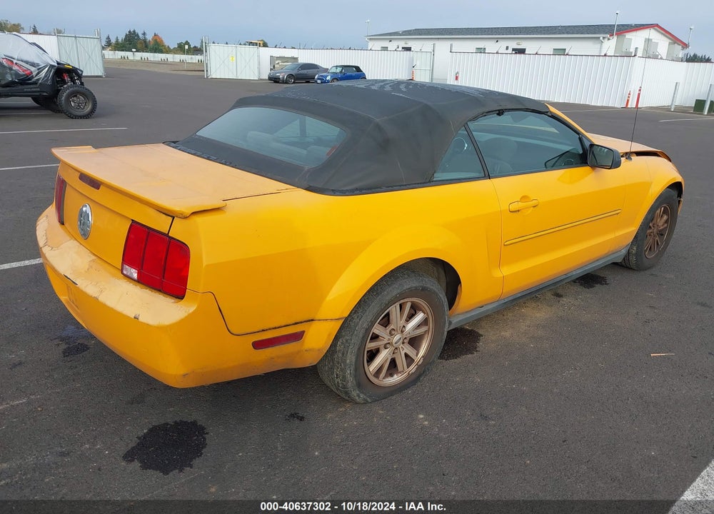2007 FORD MUSTANG V6 DELUXE/V6 PREMIUM VIN: 1ZVFT84N675276408